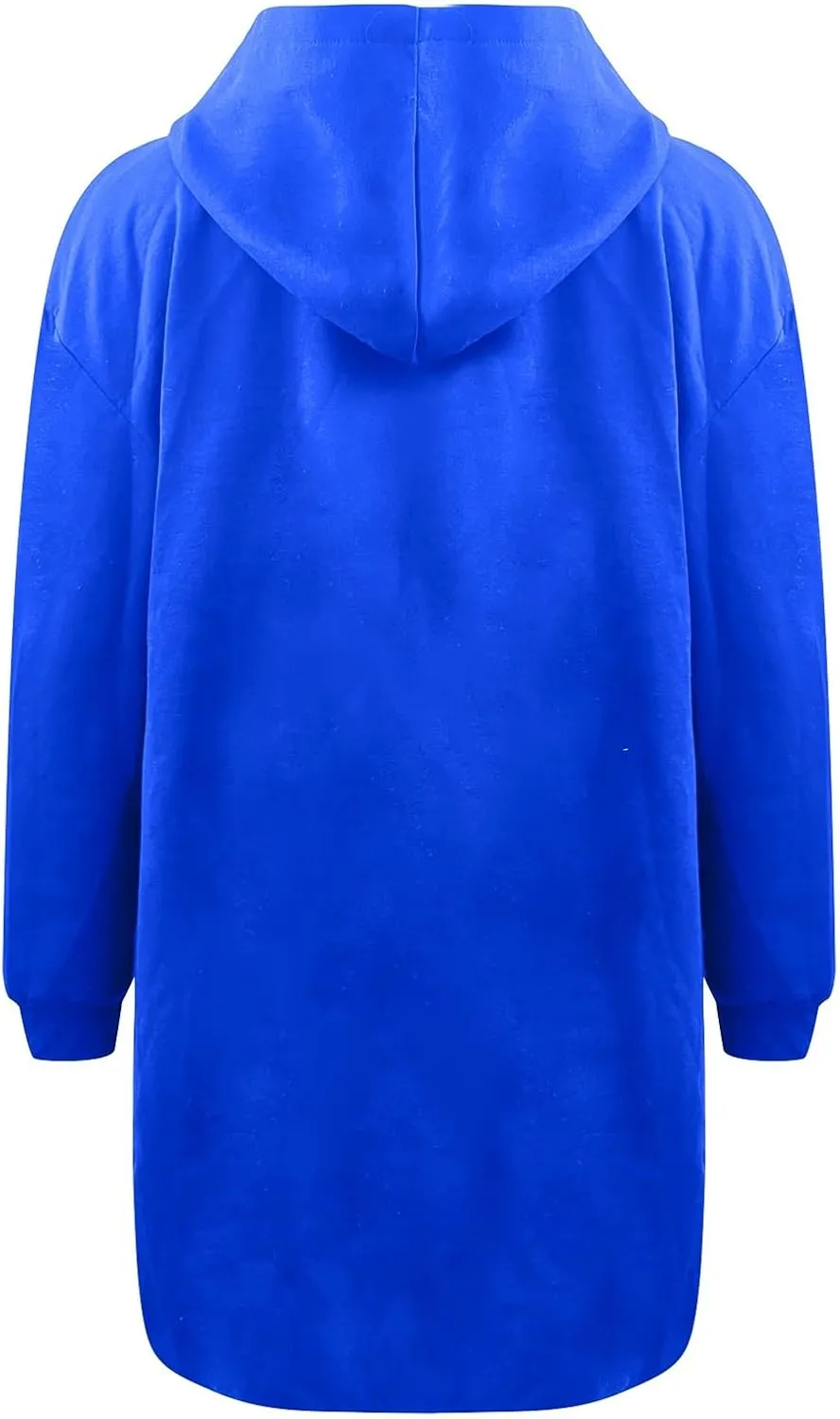 Long Hooded Zip Up Cardigan Sweaters for Women 2024 Oversized Open Front Cardigans Fall Knit Sweater Coat Pockets