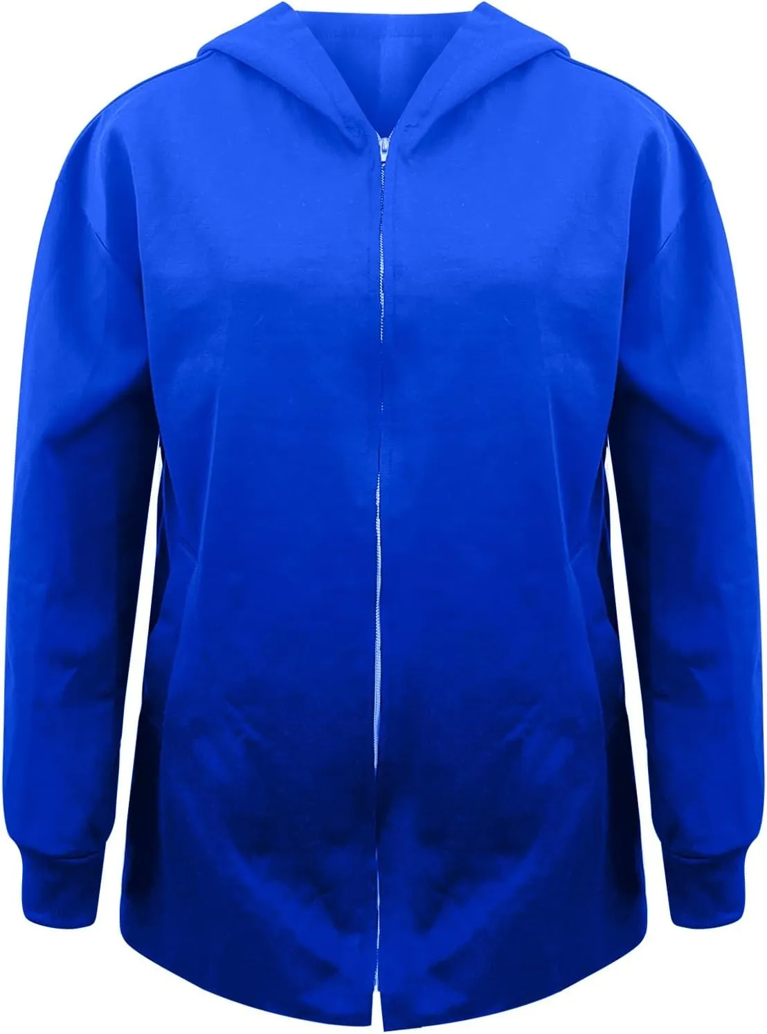 Long Hooded Zip Up Cardigan Sweaters for Women 2024 Oversized Open Front Cardigans Fall Knit Sweater Coat Pockets