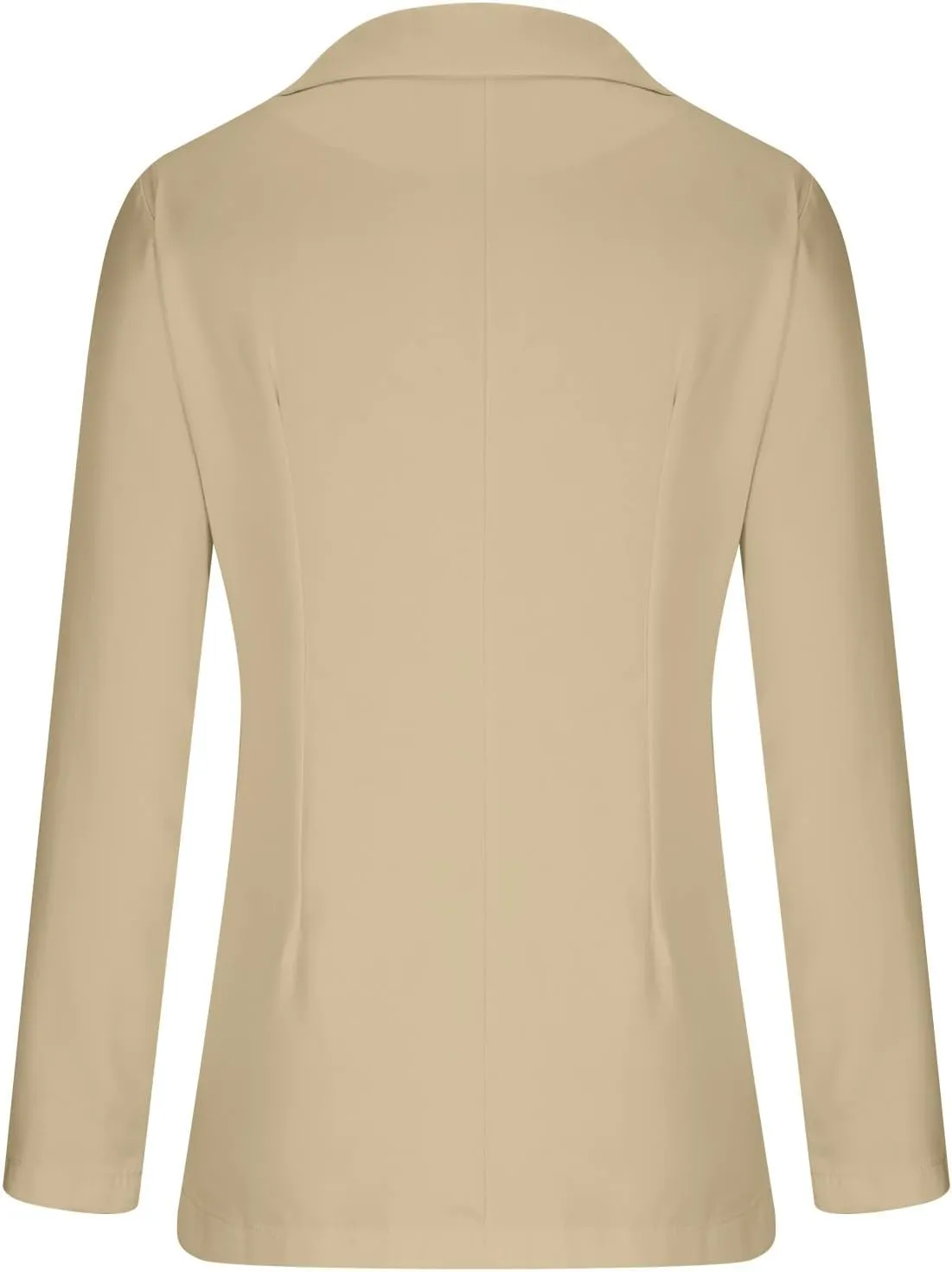 Long Sleeve Blazers for Women 2024 Fall Fashion Casual Work Suit Jackets Solid Color Lapel Open Front Tailored Coat