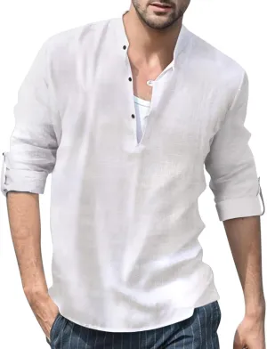 Long Sleeve Shirts for Men,Men's Casual Flannel Shirt Snap Shirt Buttondown Shirt Regular fit Jacket Pullover