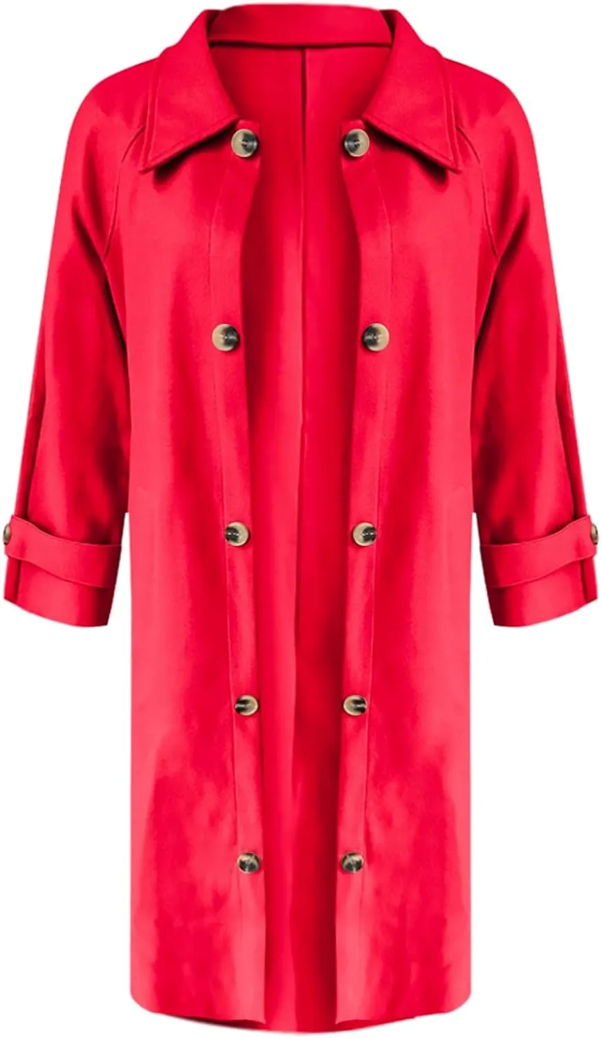 Long Trench Coat for Women Fuzzy Jacket Loose Fitting Warm Winter Outwear Fashion Cropped Trench Coat for Women 2024