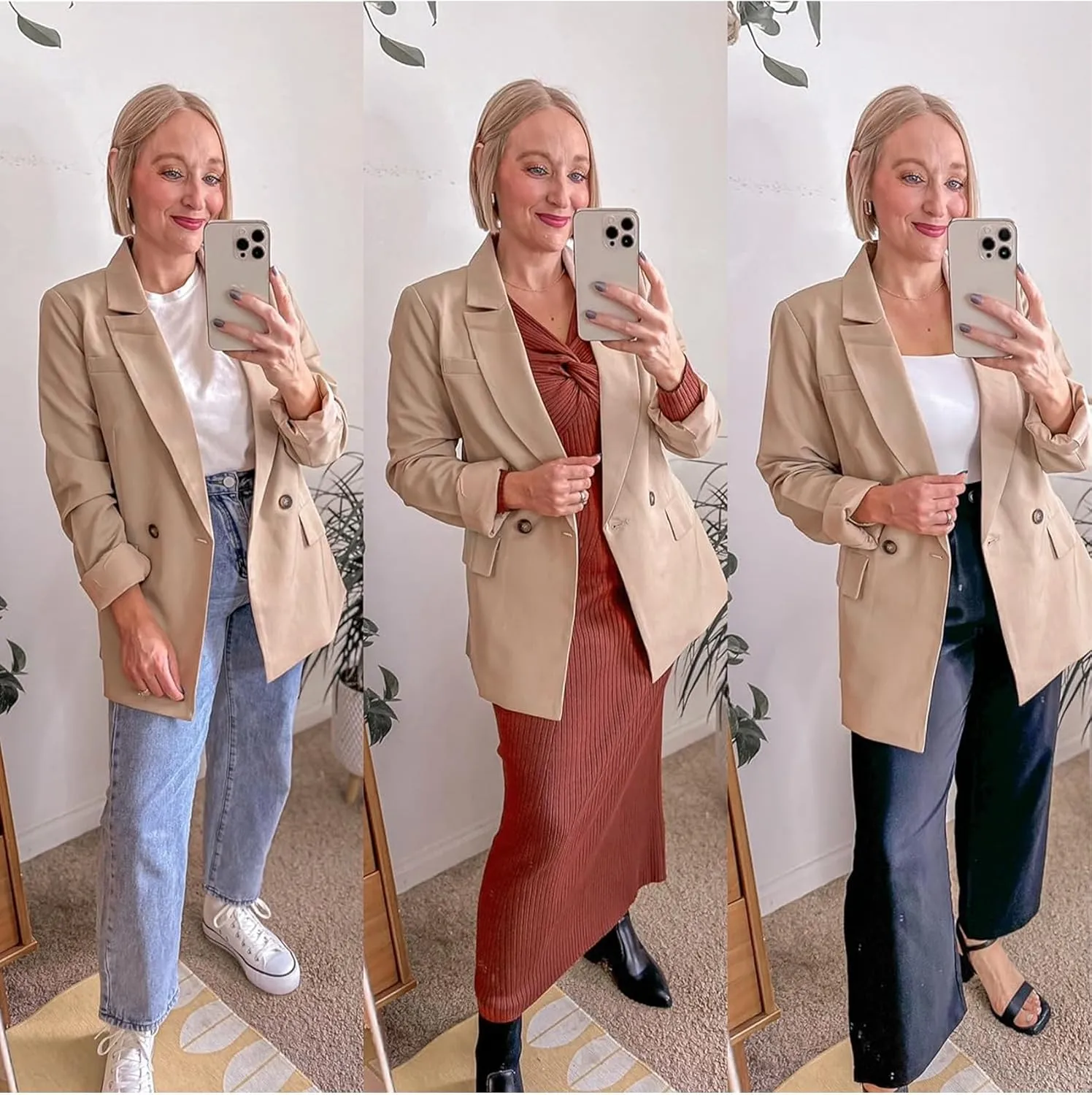 luvamia Blazer Jackets for Women Work Casual Office Long Sleeve Fashion Dressy Business Outfits
