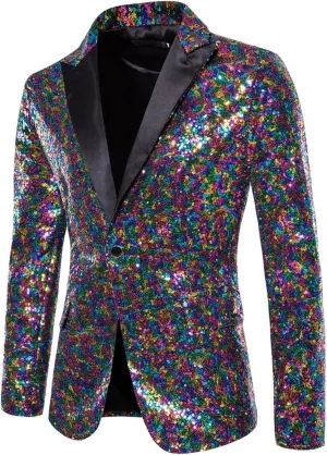 Mens Blazers And Sport Coats Blouse Lapel Button Slim Fit Stylish Jacket Shirt Party Formal Coat With Black Jacket