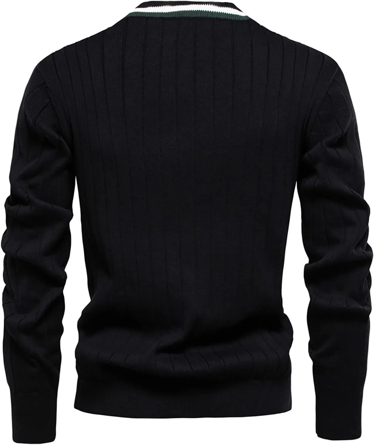 Mens Cardigan Sweater V Neck Knit Sweater Button Down Open Front Cardigan Lightweight Knit Cardigan Casual Jacket