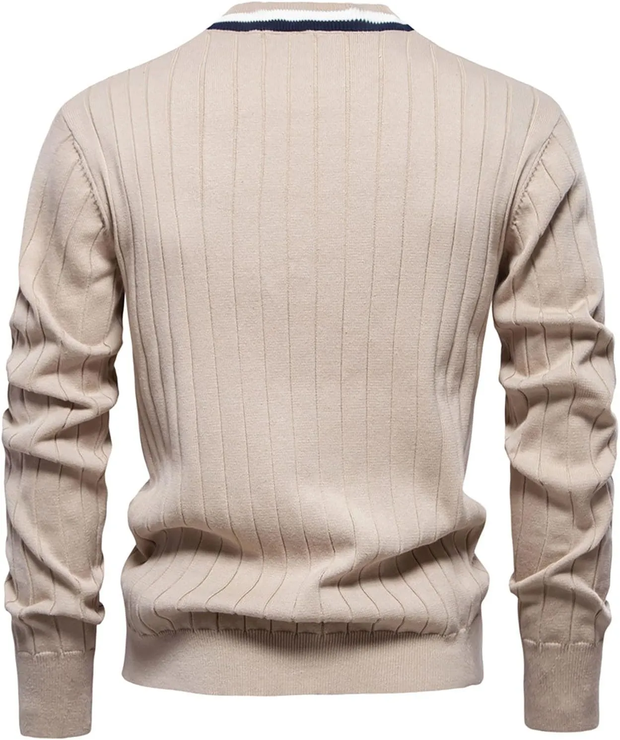 Mens Cardigan Sweater V Neck Knit Sweater Button Down Open Front Cardigan Lightweight Knit Cardigan Casual Jacket