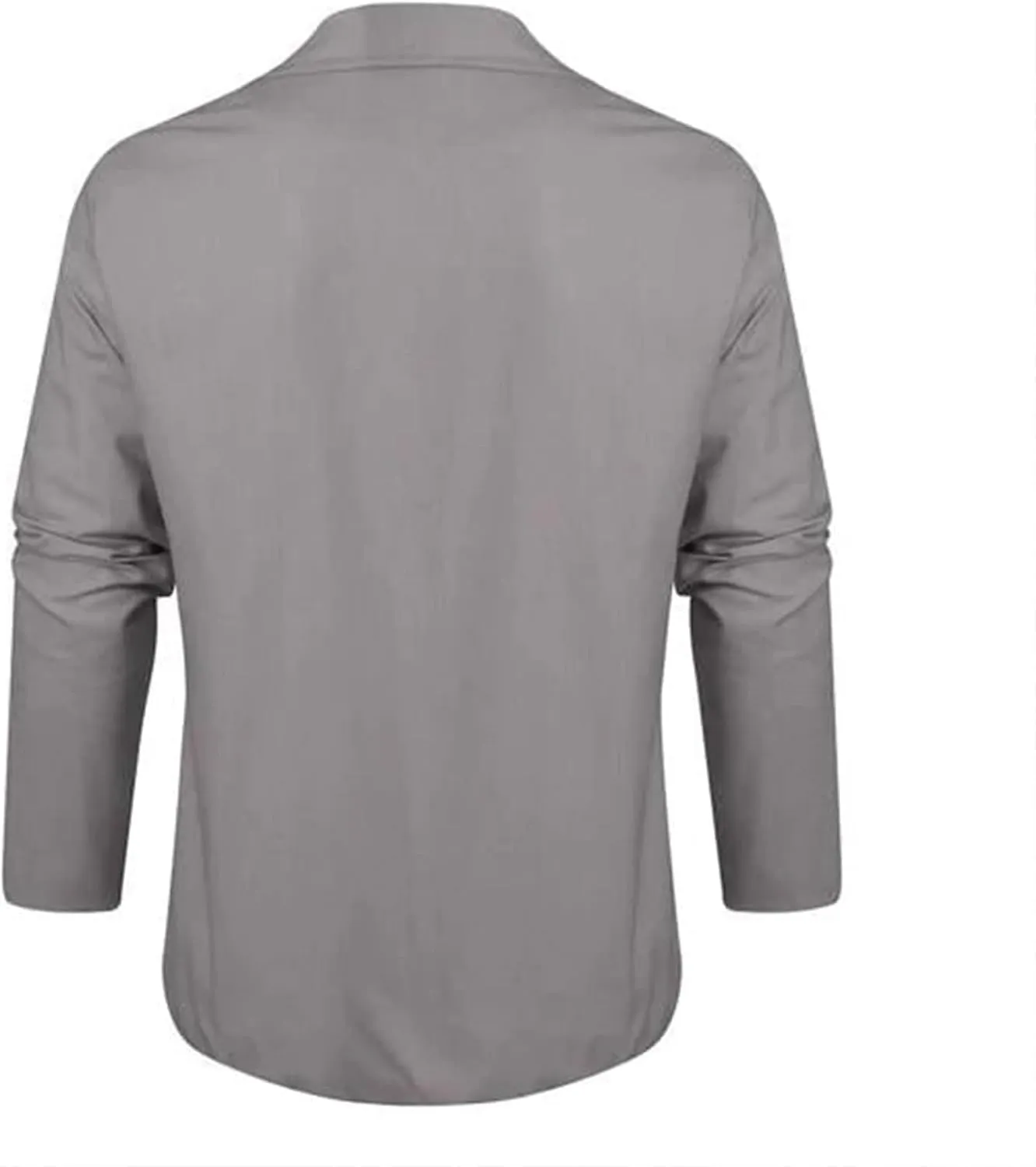 Men's Casual Suit Blazer Jackets Lightweight Linen Notched Collar Tailored Cardigan Tops Single-Breasted Sports Coats