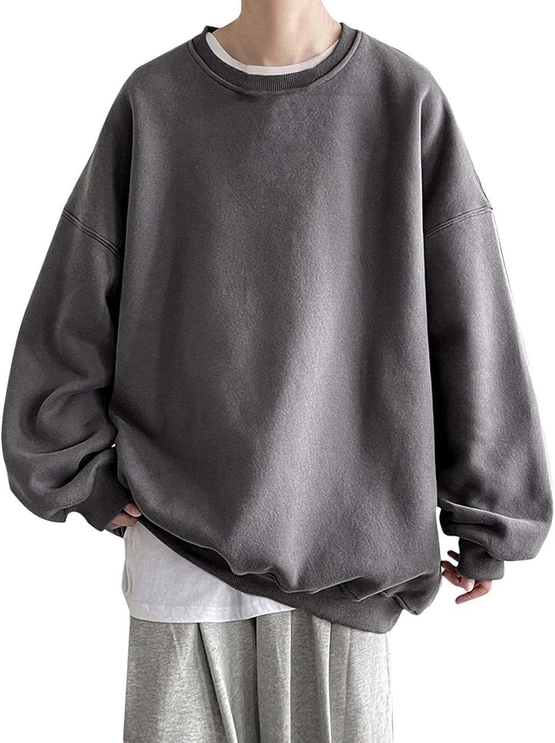 Men's Color Block Pullover Fleece Hoodie Men And Women Blouse Shirt Autumn And Winter Men's Fleece Pullover Hoodie