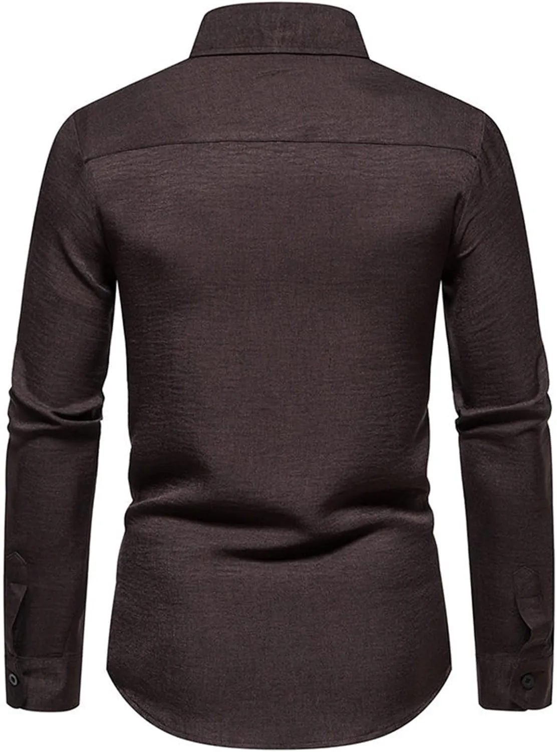 Men's Dress Shirts 2024 Long Sleeve Business Casual Regular Fit Button Down Shirts Lightweight Office Work Shirts