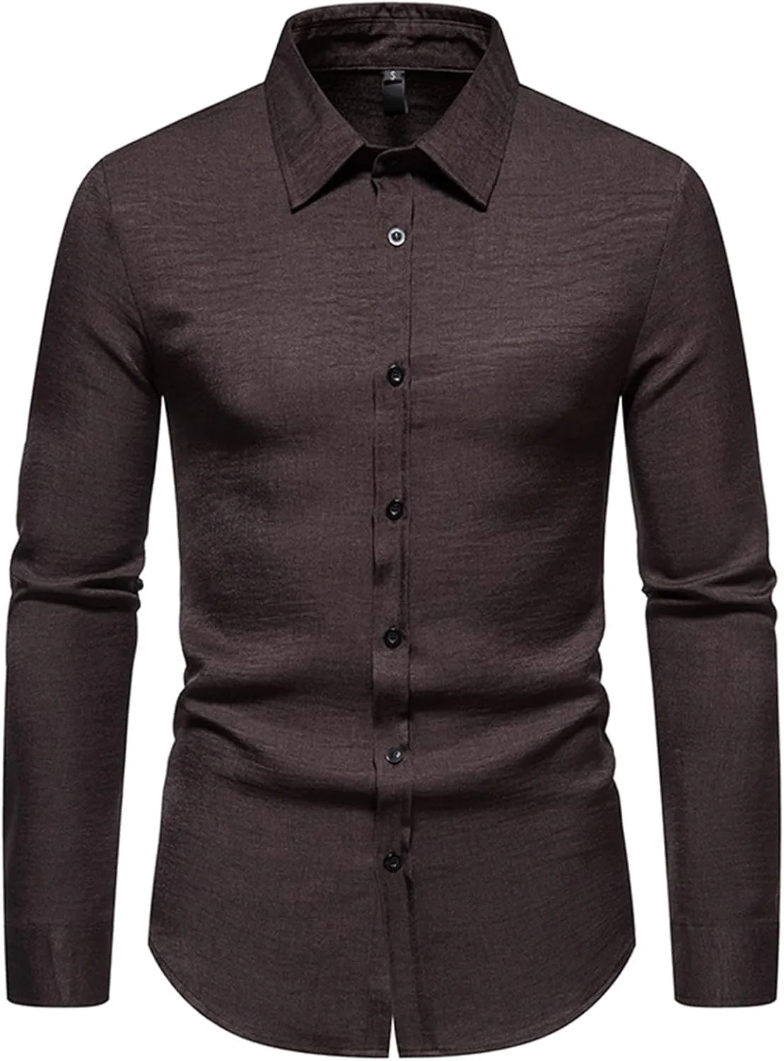 Men's Dress Shirts 2024 Long Sleeve Business Casual Regular Fit Button Down Shirts Lightweight Office Work Shirts