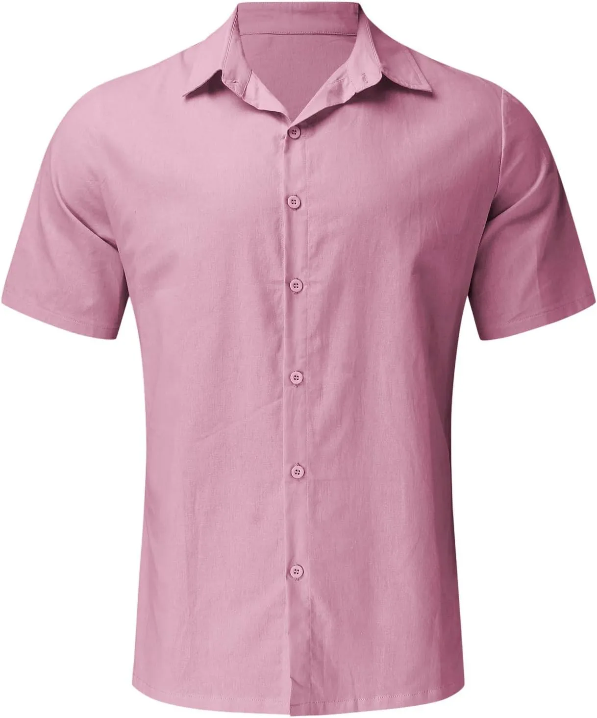Men's Hawaiian Short Sleeve Shirts Summer Casual Button Down Shirts Lightweight Holiday Beach Loose Fit Hiipie Shirt
