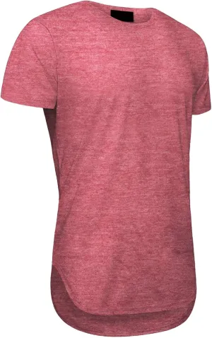 Men's Hipster Longline Curved Hem Tees