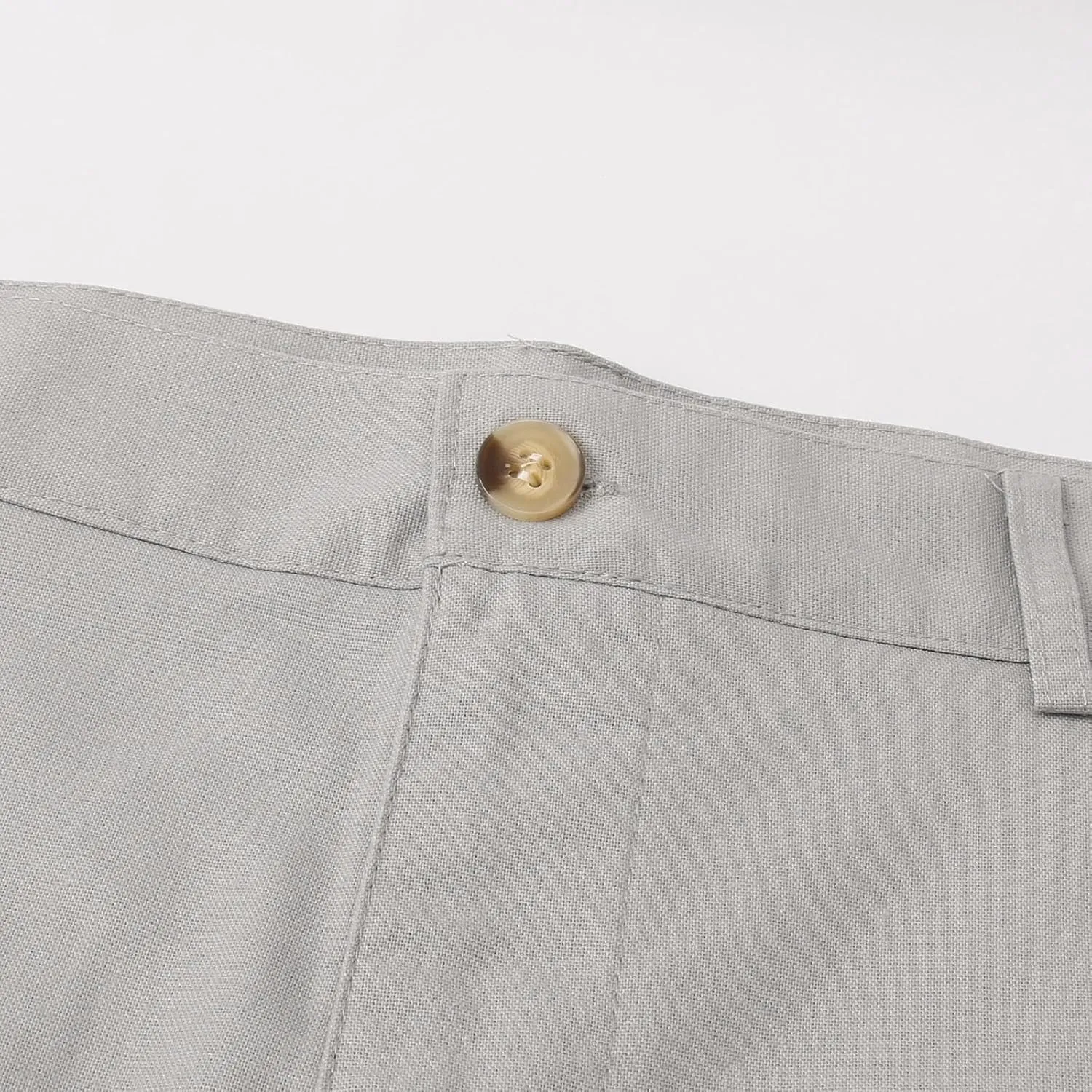 Mens Linen Dress Pants Casual Straight Leg Lounge Formal Business Trousers Baggy for Men Hemp Clothing