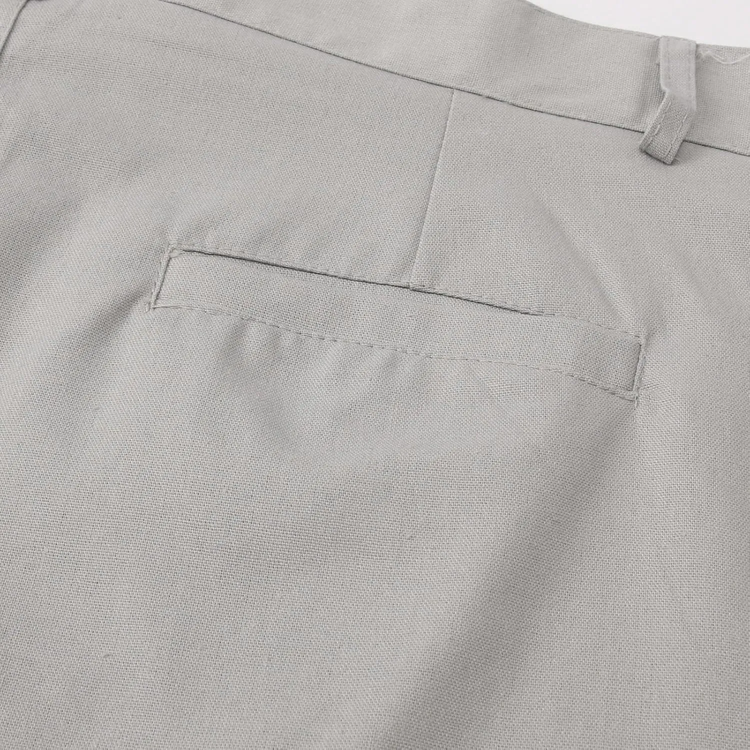 Mens Linen Dress Pants Casual Straight Leg Lounge Formal Business Trousers Baggy for Men Hemp Clothing