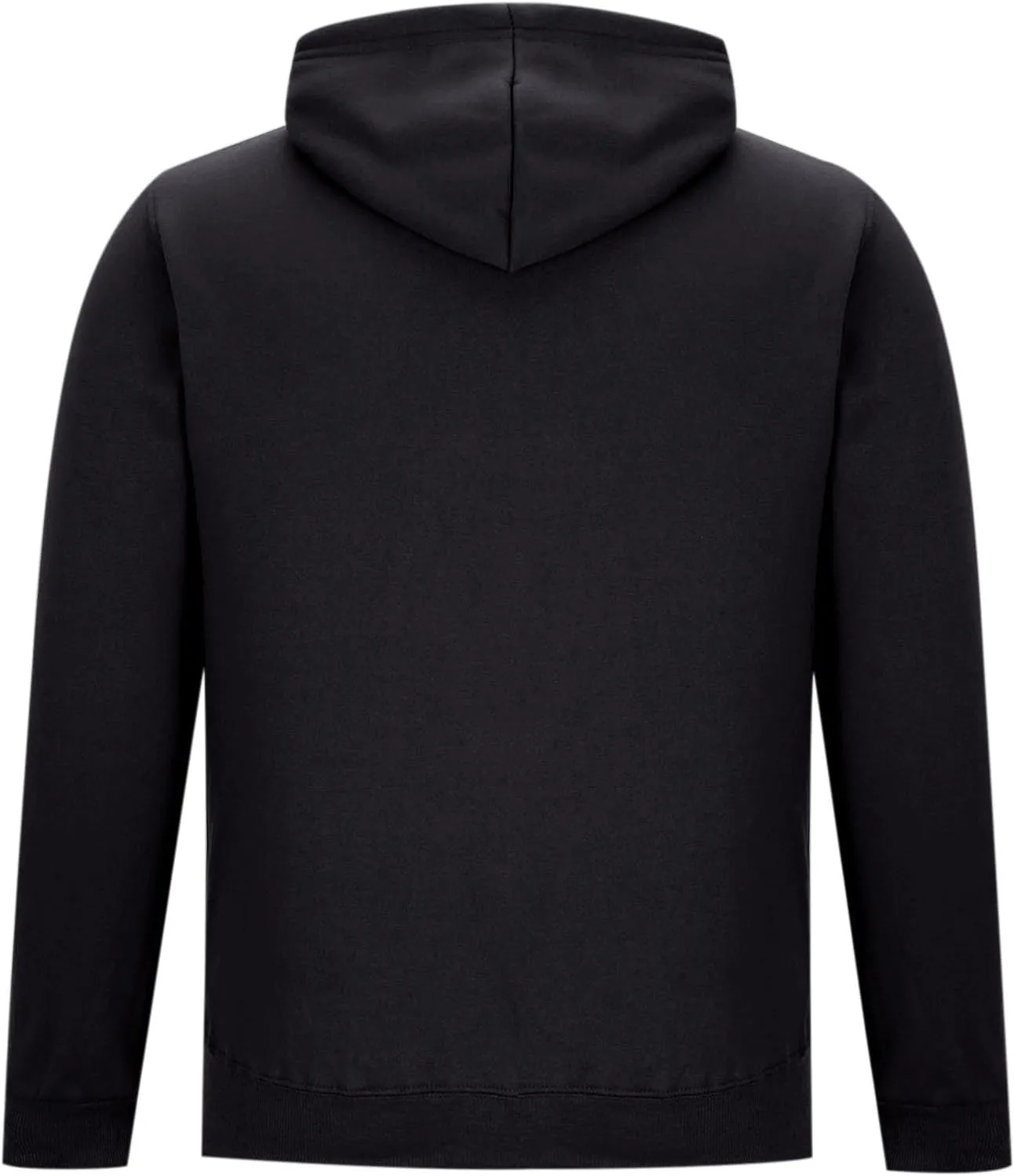 Men's Long Sleeve Full Zip Cardigan Sweater Plain Baggy Hooded Casual Workout Hoodie Classic-Fit Jogger Coats