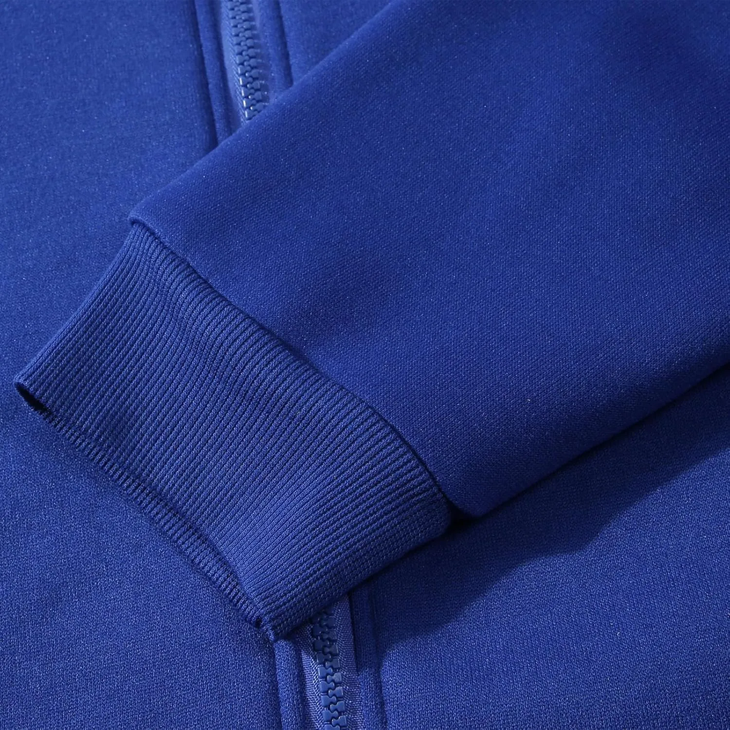 Men's Long Sleeve Full Zip Cardigan Sweater Plain Baggy Hooded Casual Workout Hoodie Classic-Fit Jogger Coats
