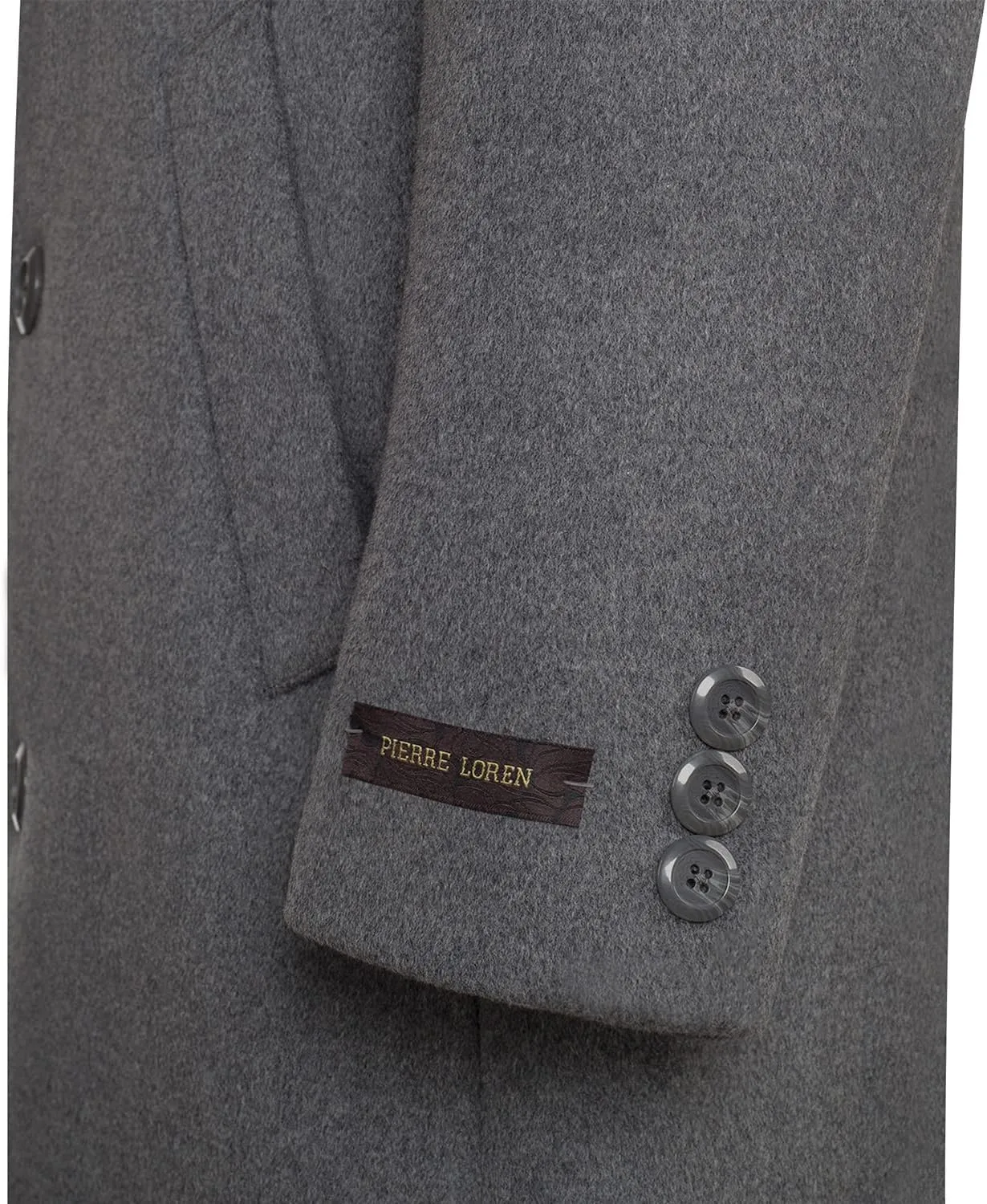 Mens Overcoat Classic Fit Wool Blend Winter Pea Coat Single Breasted Long Top Coats