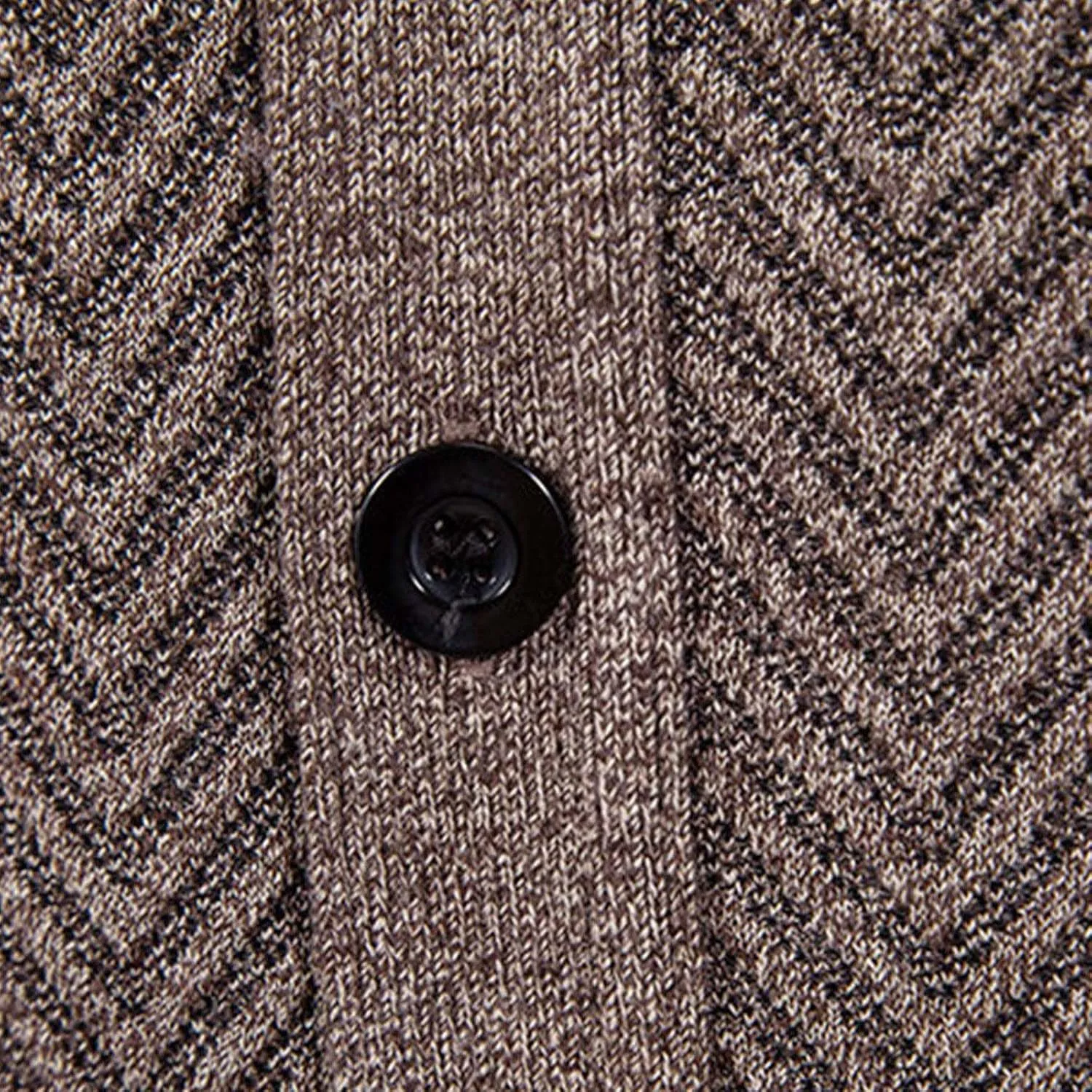 Mens Plaid Cardigan Sweater Button Down Knit Sweater Casual Long Sleeve Sweater Lightweight V Neck Cardigan