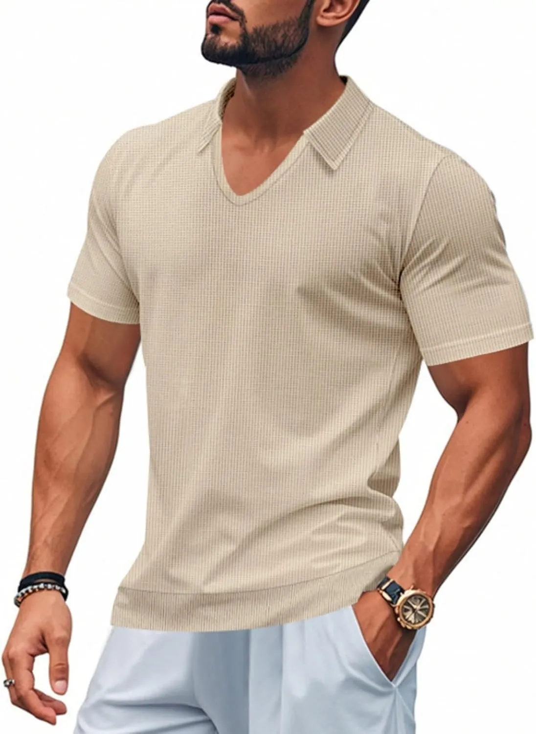 Men's Polo Shirts Collared Quick Dry Dry Fit Soft Business Summer Shirts