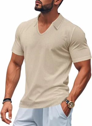 Men's Polo Shirts Collared Quick Dry Dry Fit Soft Business Summer Shirts