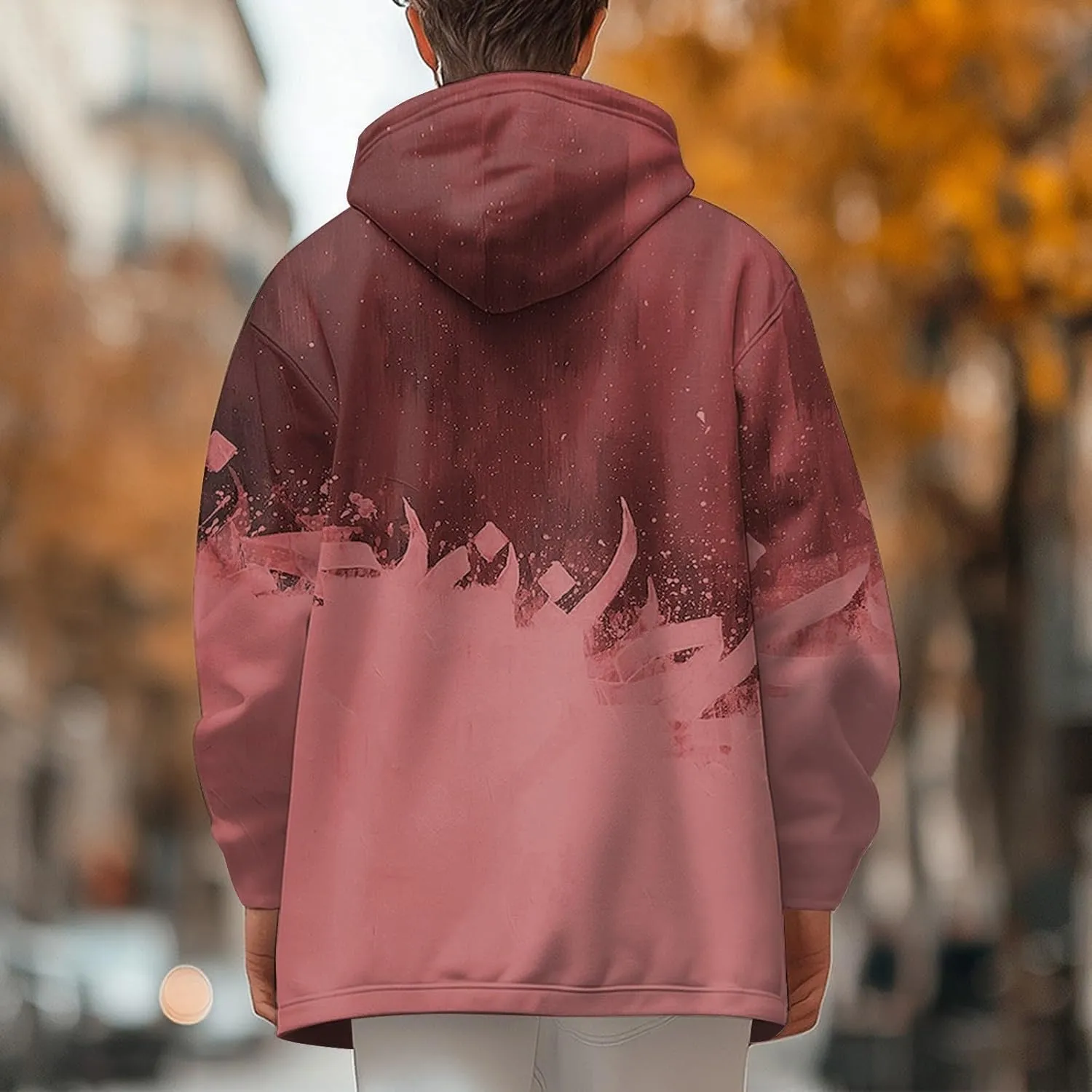 Mens Sherpa Hoodie Full-Zip Casual Thick Sweatshirt Fleece Warm Winter Hooded