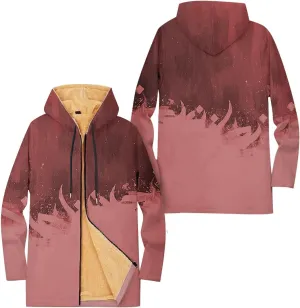 Mens Sherpa Hoodie Full-Zip Casual Thick Sweatshirt Fleece Warm Winter Hooded