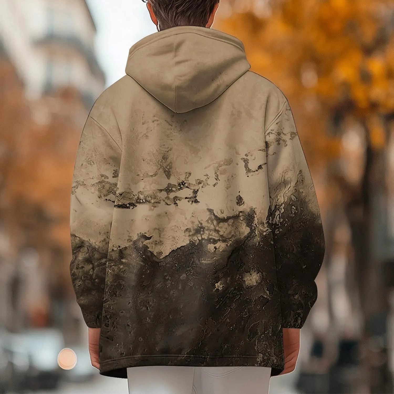 Mens Sherpa Hoodie Full-Zip Thermal Fleece Hooded Winter Thick Heavyweight Hoodies