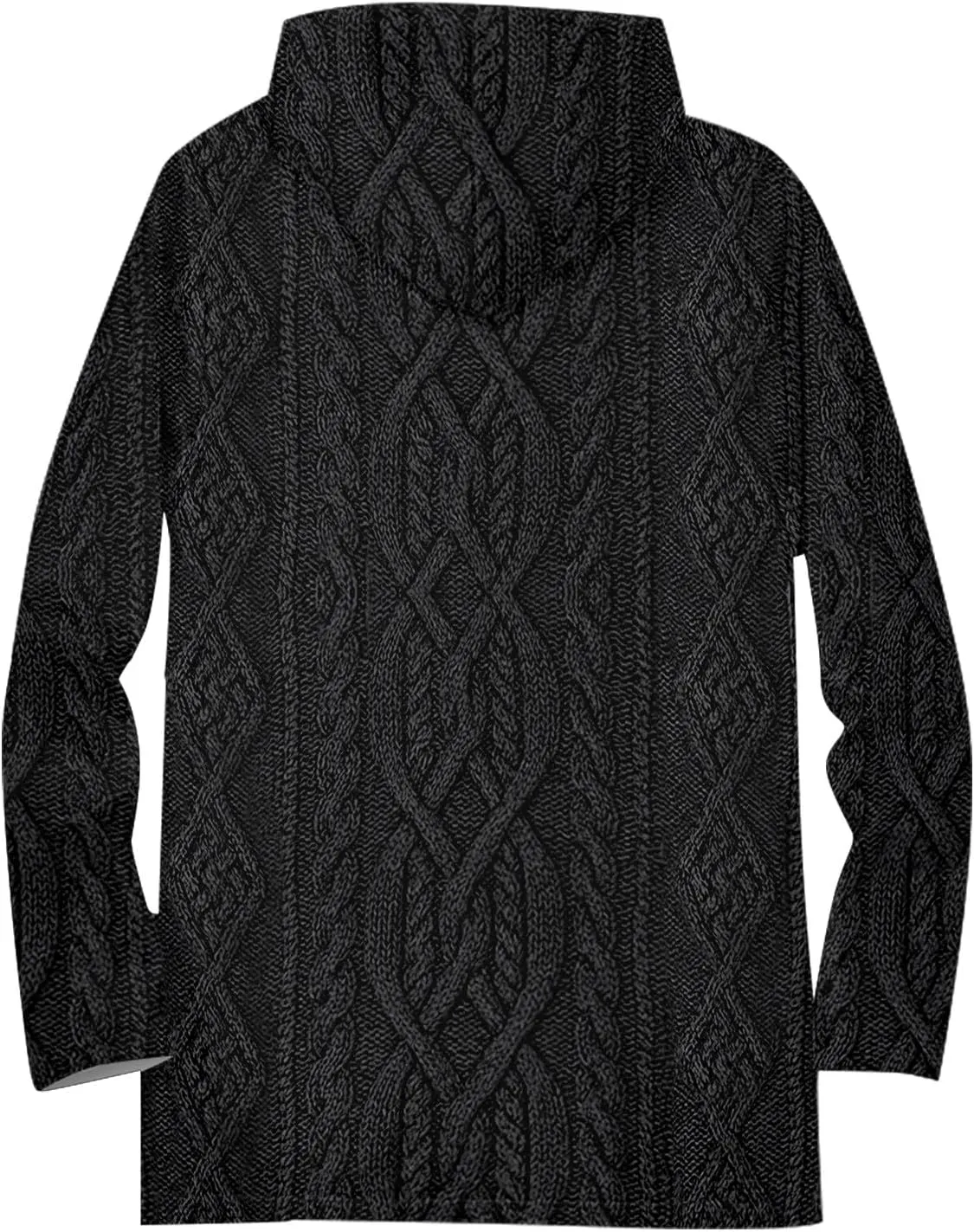 Mens Sherpa Hoodie Full-Zip Thick Warm Sweatshirt Fleece Casual Heavyweight Hooded