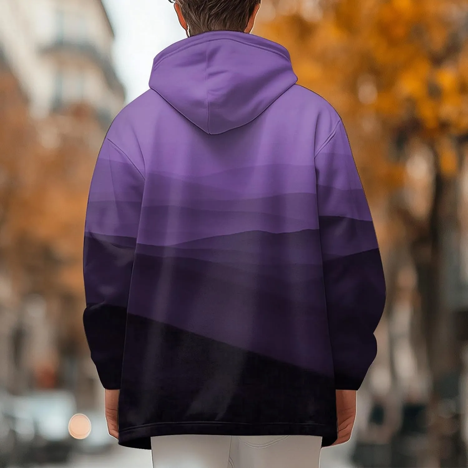 Mens Sherpa Lined Hoodie Full-Zip Winter Fleece Hooded Warm Thick Casual Sweatshirt