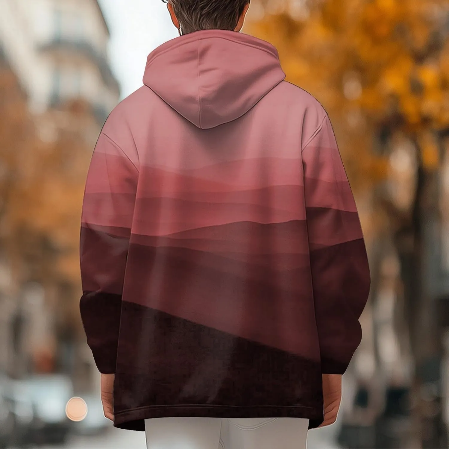 Mens Sherpa Lined Hoodie Full-Zip Winter Fleece Hooded Warm Thick Casual Sweatshirt