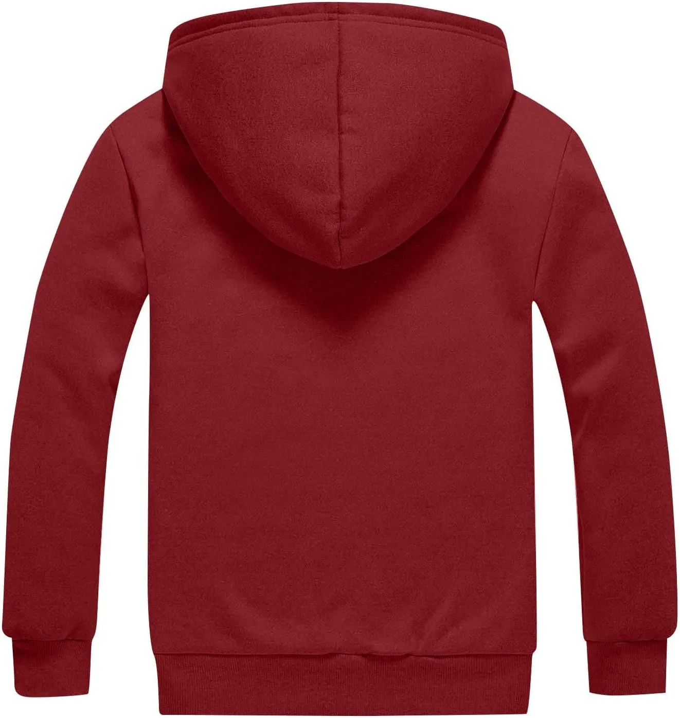 Mens Sherpa Lined Hoodie Zip Up Warm Thick Hoodies Heavyweight Casual Fleece Hooded