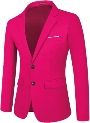 Men's Sport Coats & Blazers Slim Fit Suit Jacket for Men Two Button Sport Coat for Wedding Casual