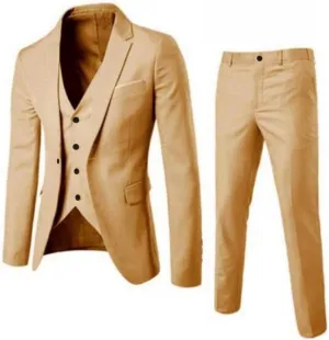 Men’s Suits Classic Fit - 3 Piece Suit Men with Single Breasted Jacket,Vest and Pant for Wedding Prom Party Suit