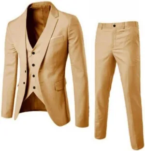 Men’s Suits Classic Fit - 3 Piece Suit Men with Single Breasted Jacket,Vest and Pant Sets for Wedding Prom Party Suit
