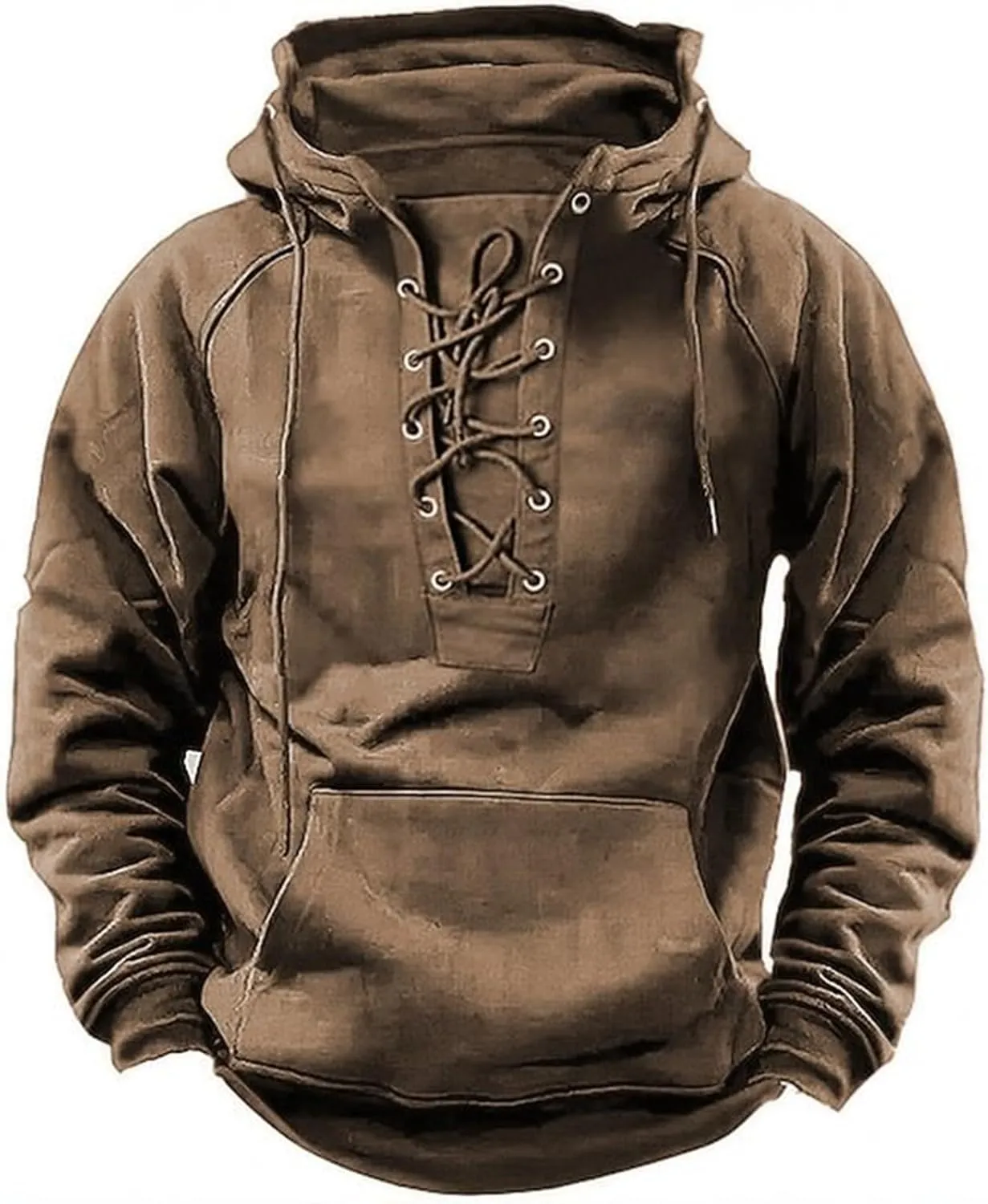 Mens Sweatshirt Stand Collar Corduroy Polo Plain Pocket Sports & Outdoor Daily Holiday Streetwear Casual Spring &
