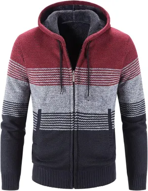 MIDOO Rain Jacket Men Waterproof Lightweight Casual Fleece Warm Jackets Thick Coats Breathable Long Sleeve Loose Sweater