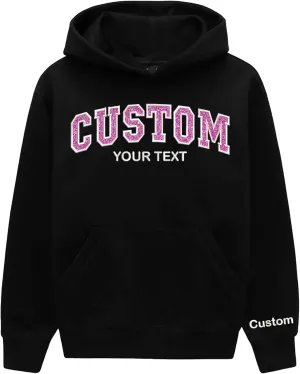 Noni Custom Glitter Embroidered Sweatshirt, Personalize with Your Text, Unisex Sweatshirt for Men and Women, Custom Hoodies, Perfect for Gifts and Special Occasions, Christmas