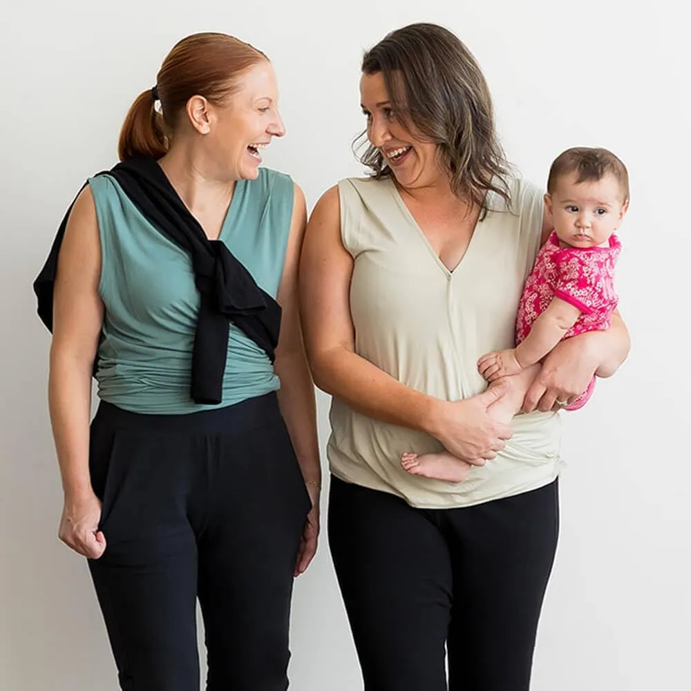 Of an Origin Every Way Maternity to Nursing Wrap Tank Top,