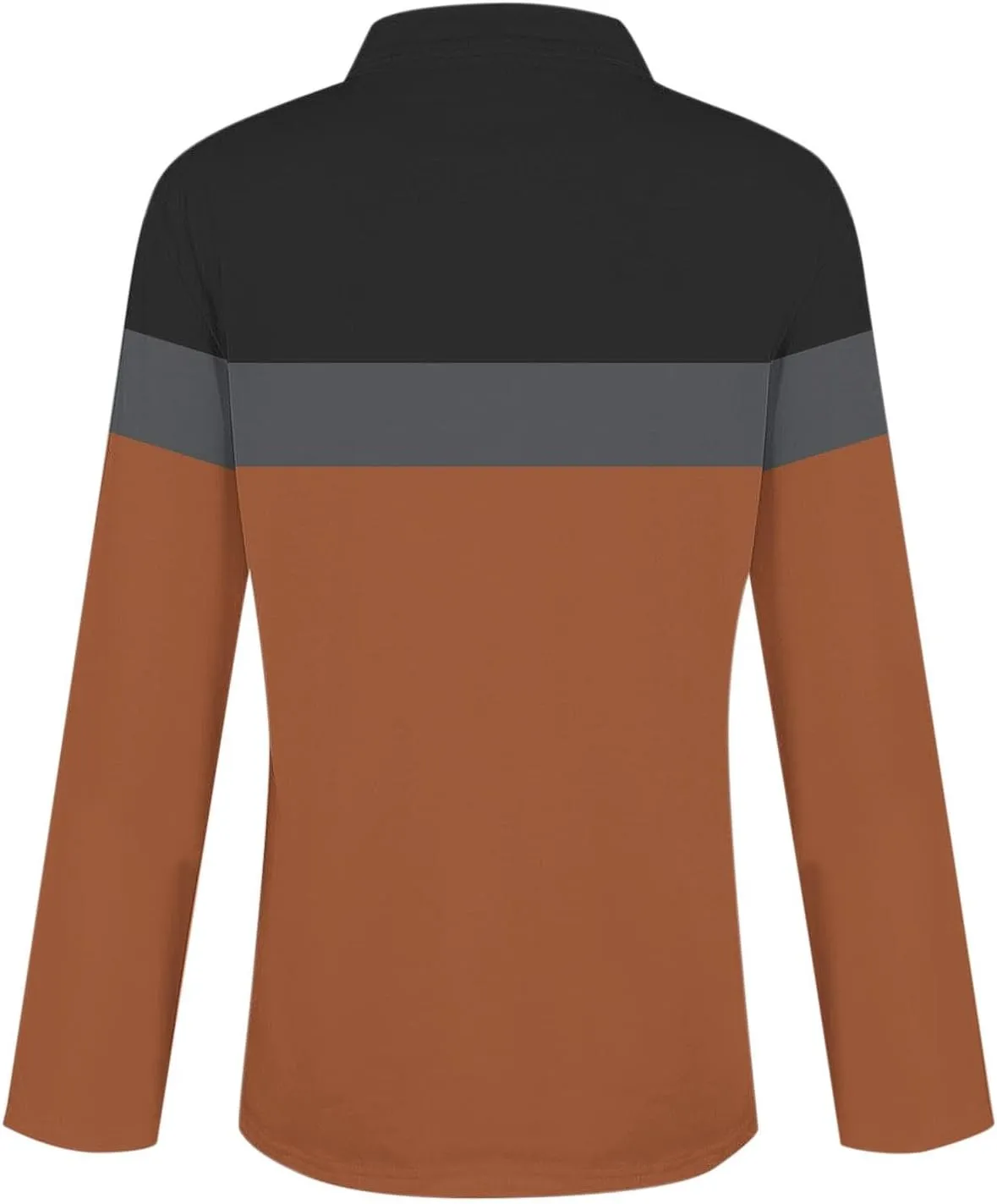 Quarter Zip Pullover Women Long Sleeve Collared Shirts Cozy Soft Tops Pullover Trendy Printed T-Shirts Casual Blouses
