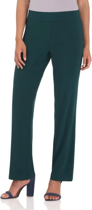 Rekucci Travel in Style Women's Soft Knit Classic Straight Leg Pant