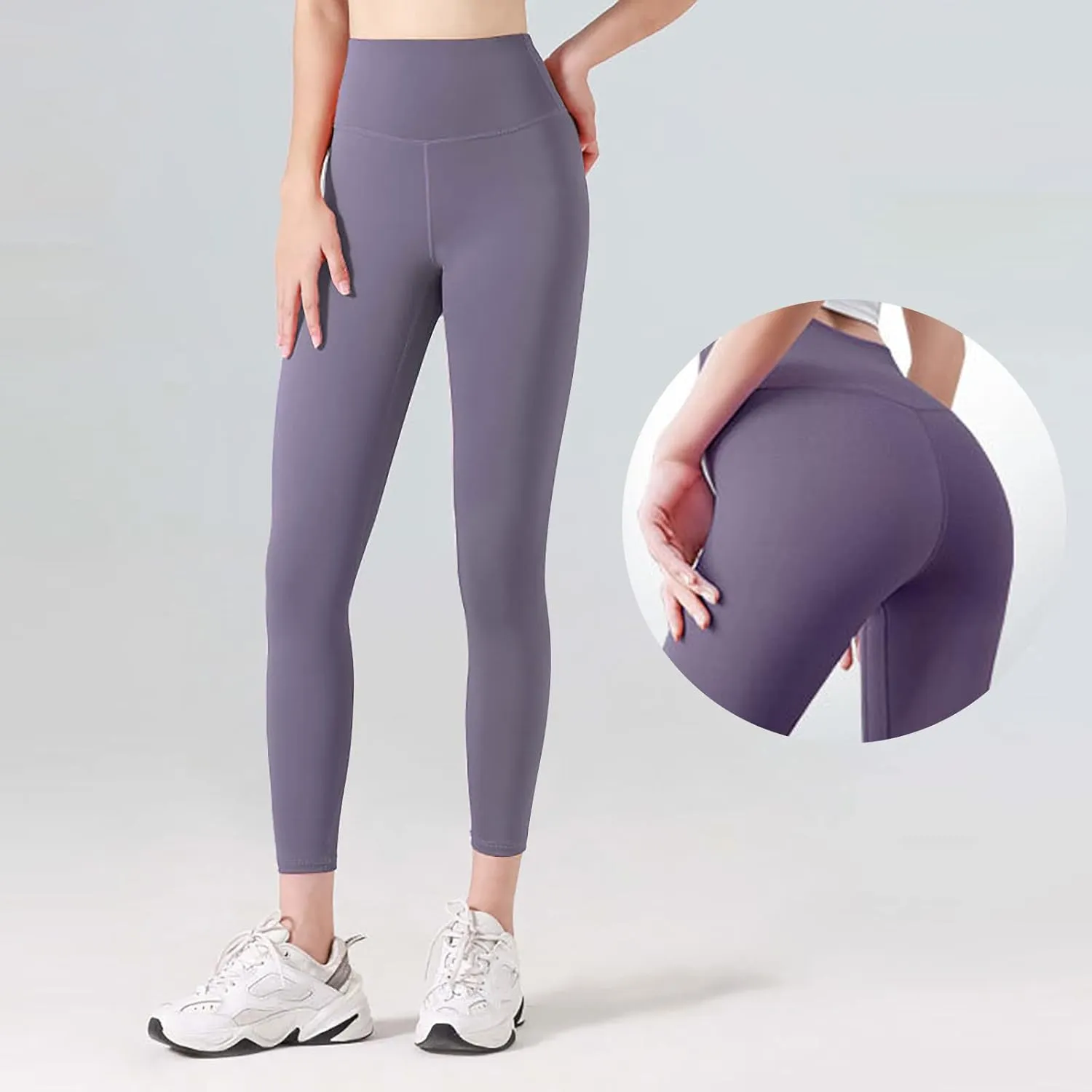 Relevantf High Waisted TummyControl Shaping Training Leggings, Extra High Waisted Compression Leggings