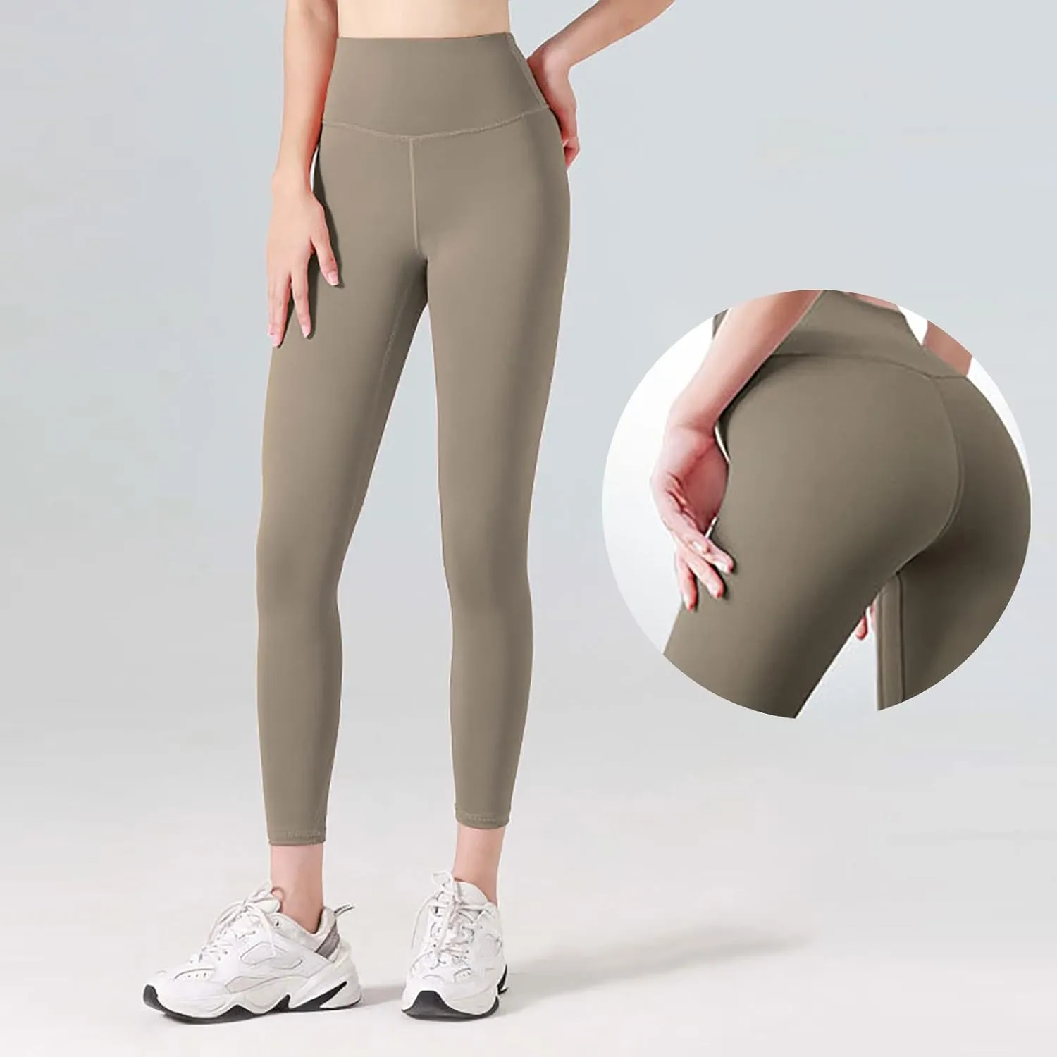Relevantf High Waisted TummyControl Shaping Training Leggings, Extra High Waisted Compression Leggings