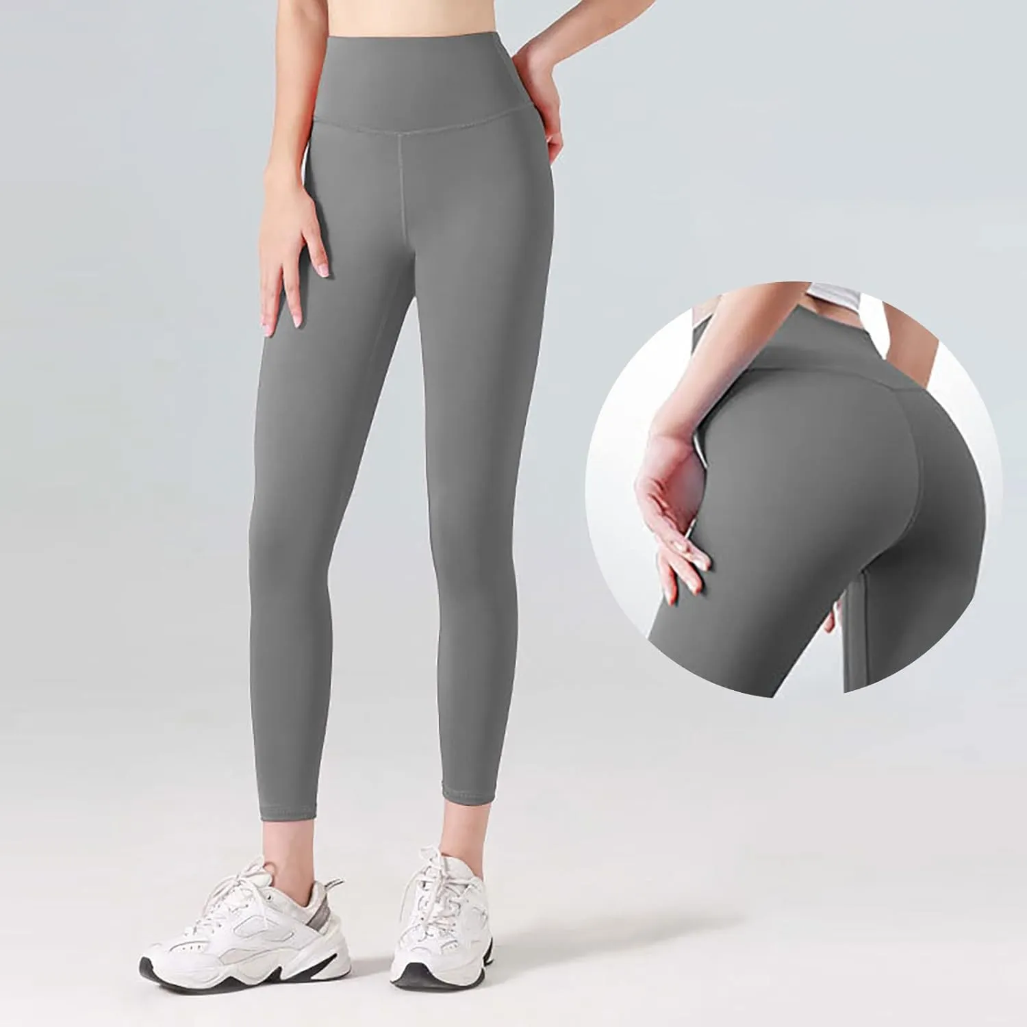 Relevantf High Waisted TummyControl Shaping Training Leggings, Extra High Waisted Compression Leggings