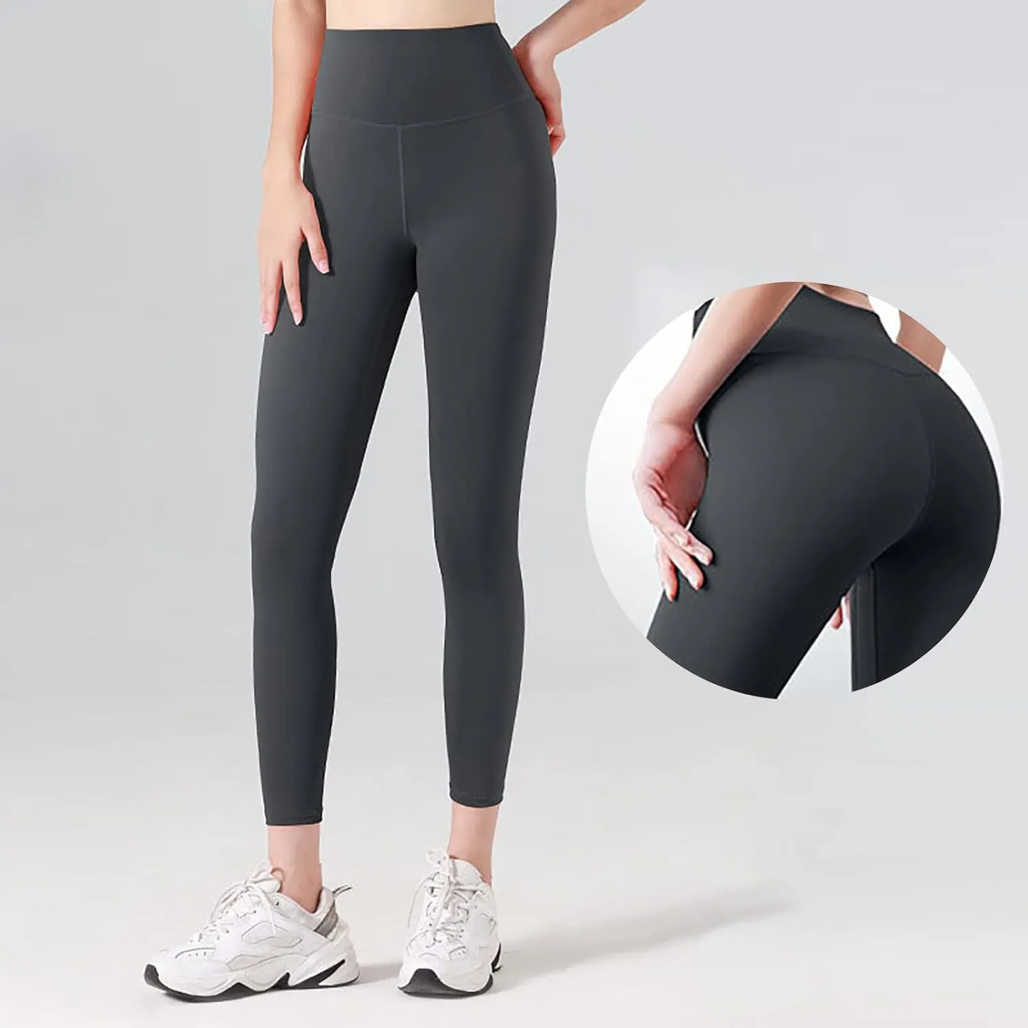 Relevantf High Waisted TummyControl Shaping Training Leggings, Extra High Waisted Compression Leggings