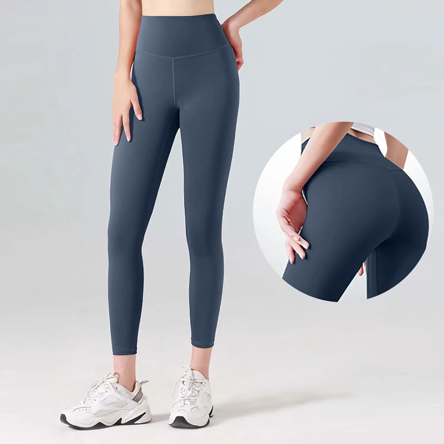 Relevantf High Waisted TummyControl Shaping Training Leggings, Extra High Waisted Compression Leggings