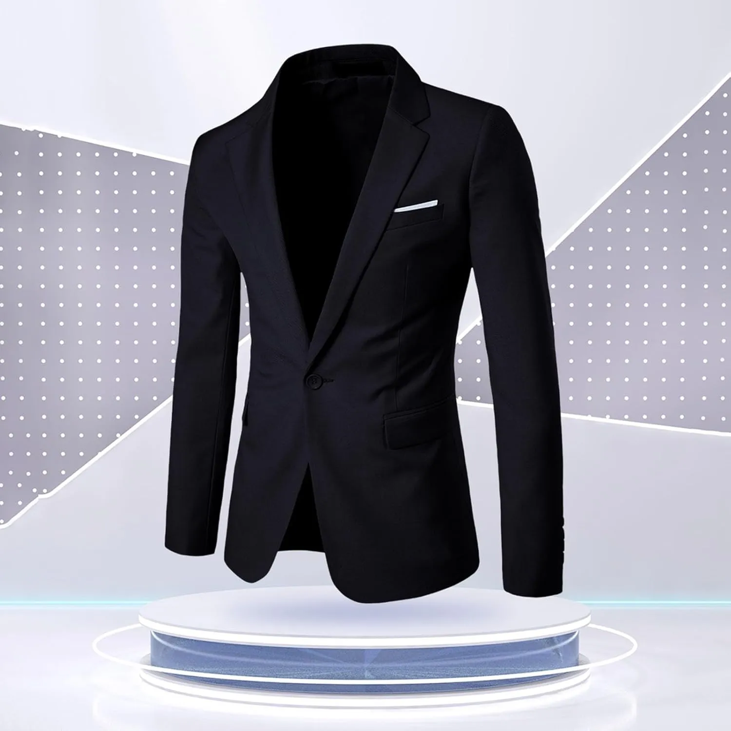 Sport Jackets For Men 2024 Suit Blouses Lapel Button Slim Fit Stylish Jacket Shirt Party Formal Coat Blazer For Men