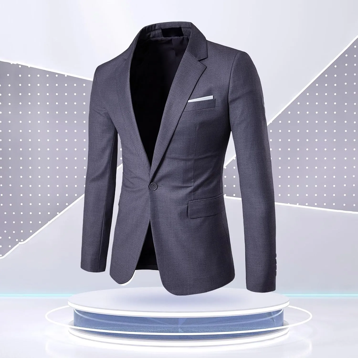 Sport Jackets For Men 2024 Suit Blouses Lapel Button Slim Fit Stylish Jacket Shirt Party Formal Coat Blazer For Men