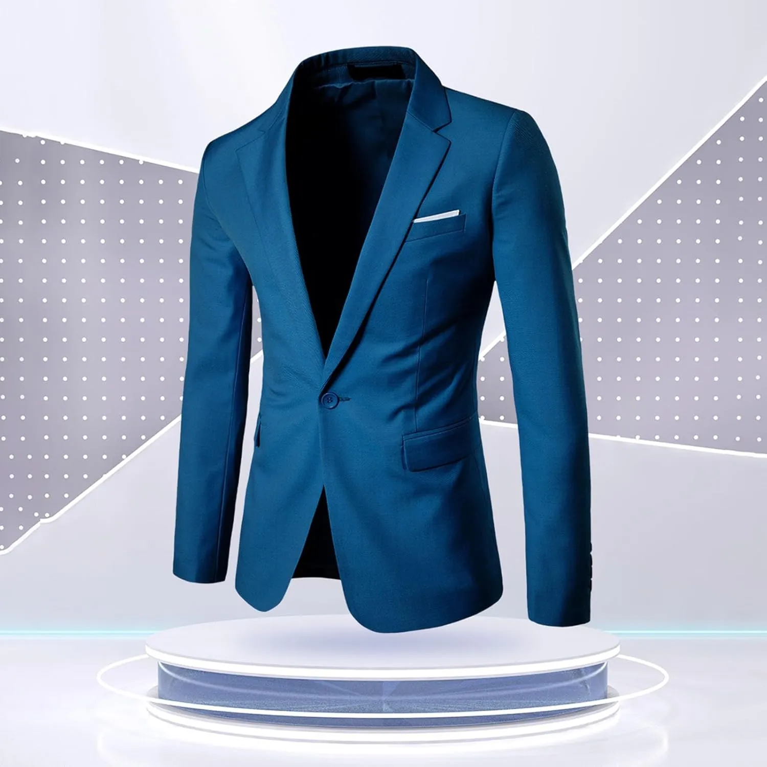 Sport Jackets For Men 2024 Suit Blouses Lapel Button Slim Fit Stylish Jacket Shirt Party Formal Coat Blazer For Men