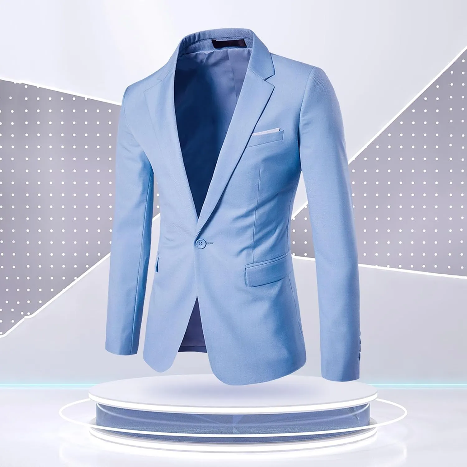Sport Jackets For Men 2024 Suit Blouses Lapel Button Slim Fit Stylish Jacket Shirt Party Formal Coat Blazer For Men