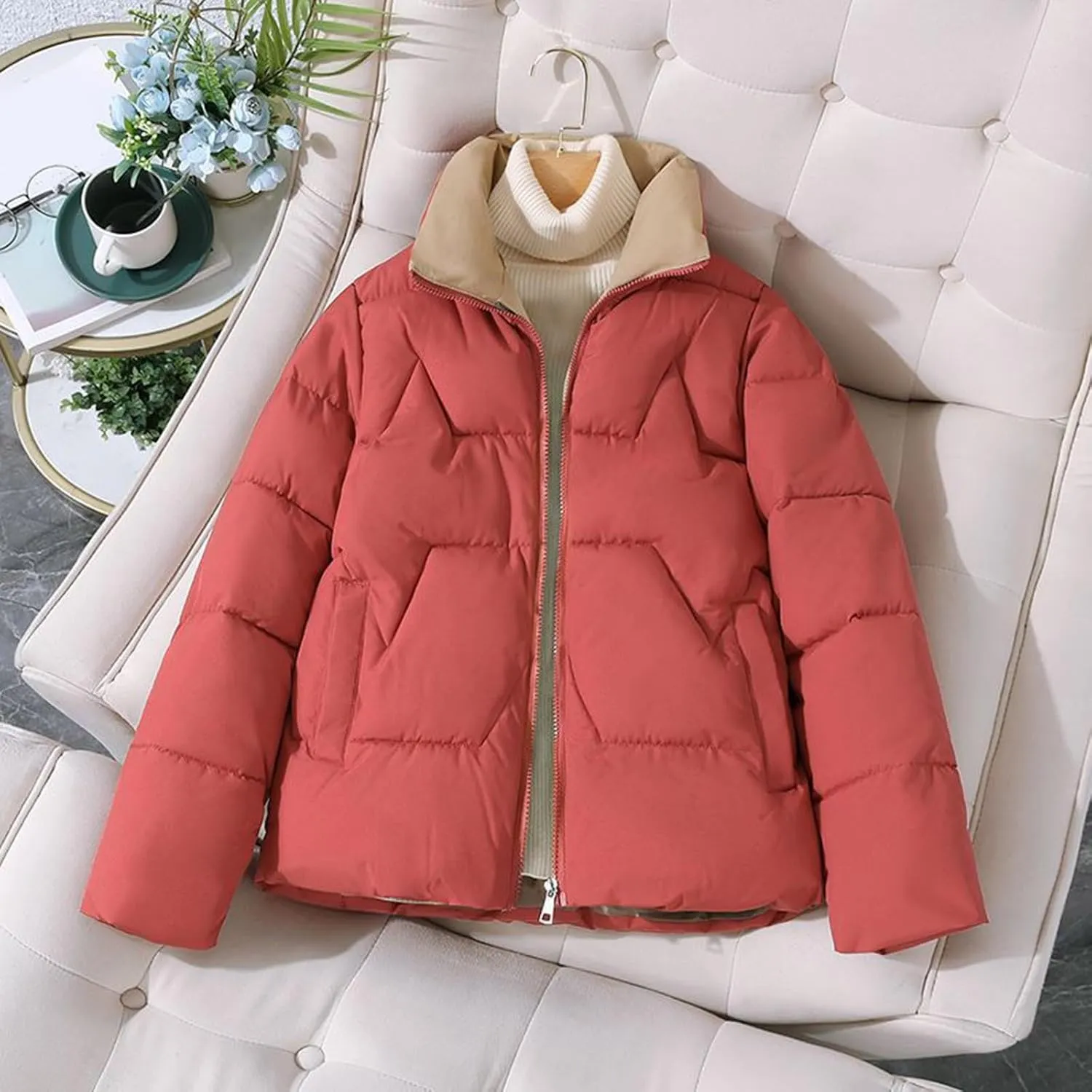 Winter Coats For Women Long Down Coats For Women Packable Puffer Jacket Women Bubble Coats For Women