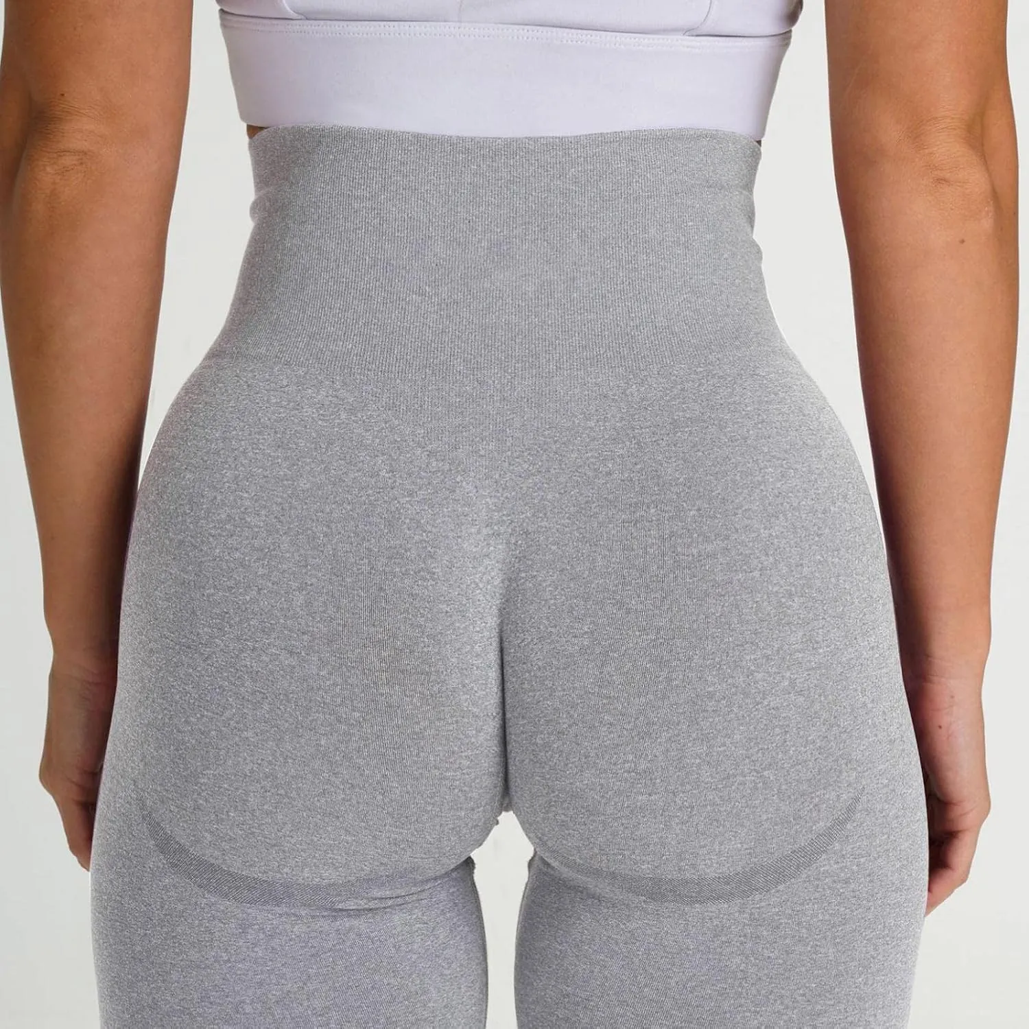 Women High Waist Workout Yoga Pants Gym Smile Contour Seamless Scrunch Butt Lift Leggings Compression Yoga Pant Tights